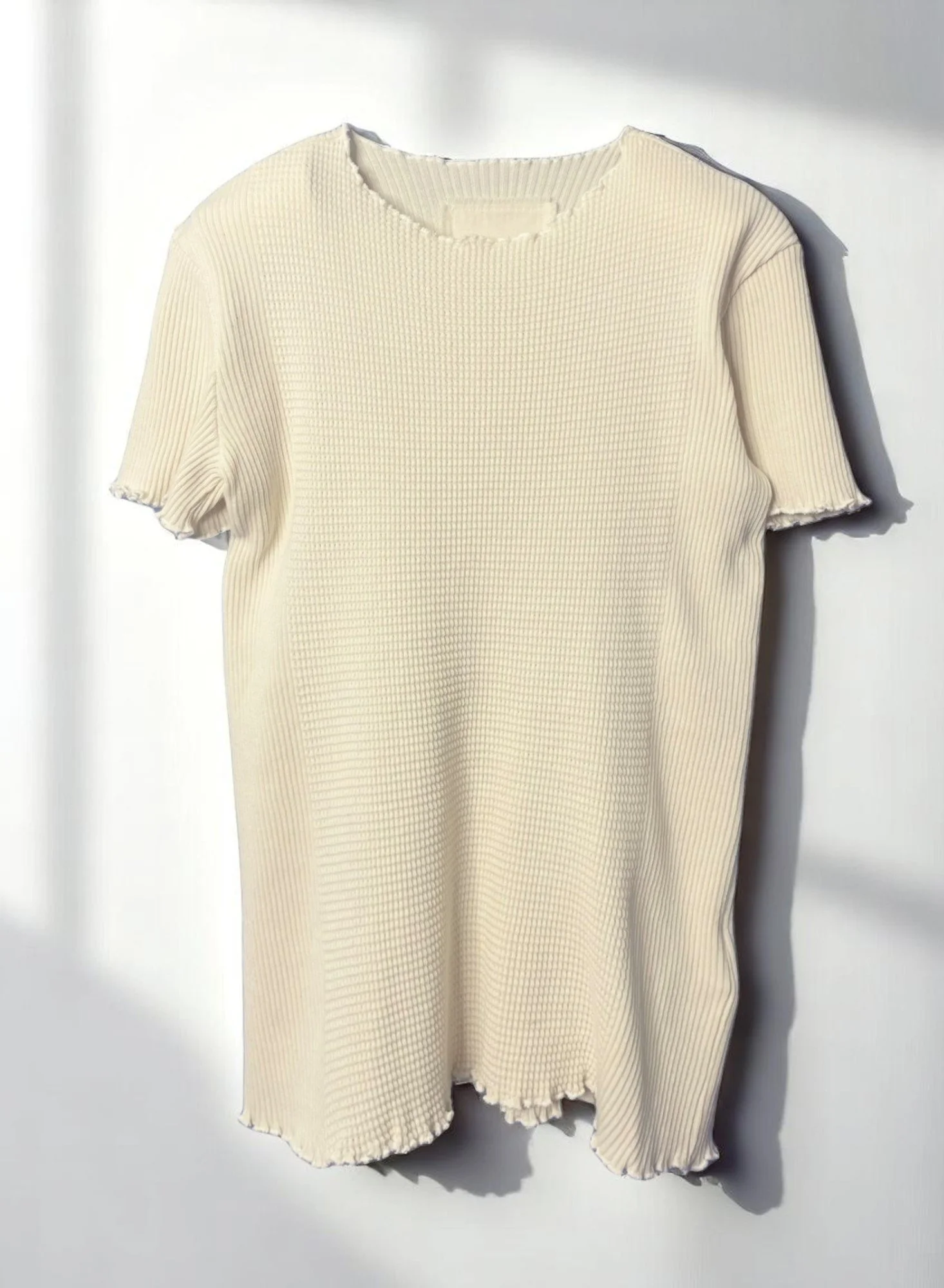 tシャツ 「V::ROOM 」ブイ ルーム/Waffle/Rib Combo Tube LS Turtle レディース メンズ v::room tシャツ 「V::ROOM 」ブイ ルーム/Waffle/Rib Combo